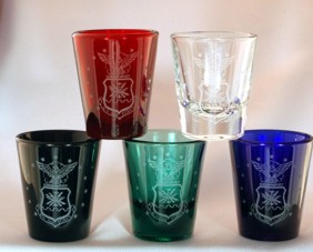 Air Force Shot Glass Personalized
